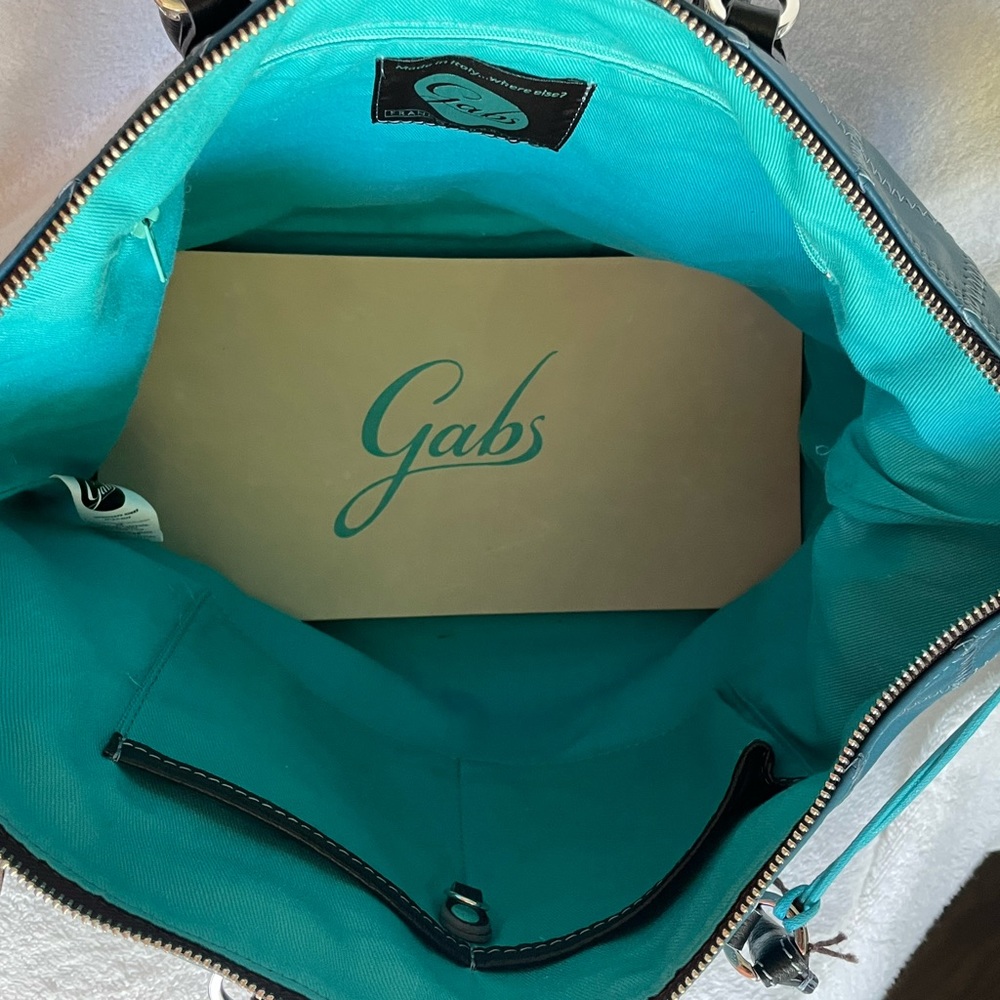 GABS G43 BORSA LEATHER PATCHWORK CONVERTIBLE CROS… - image 5